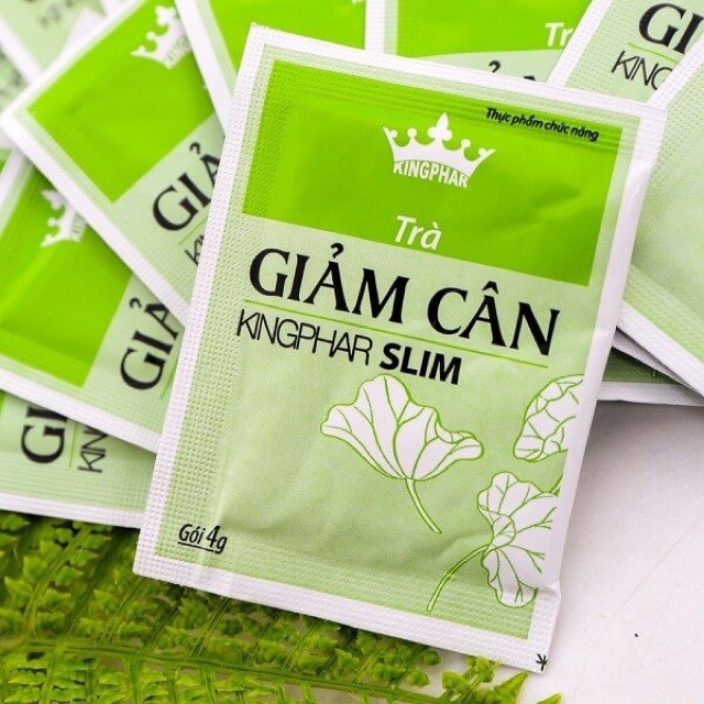 TRÀ GIẢM CÂN SLIM Kingphar -  hộp 15 gói) - Giảm cân ,hỗ trợ kiểm soát cân nặng