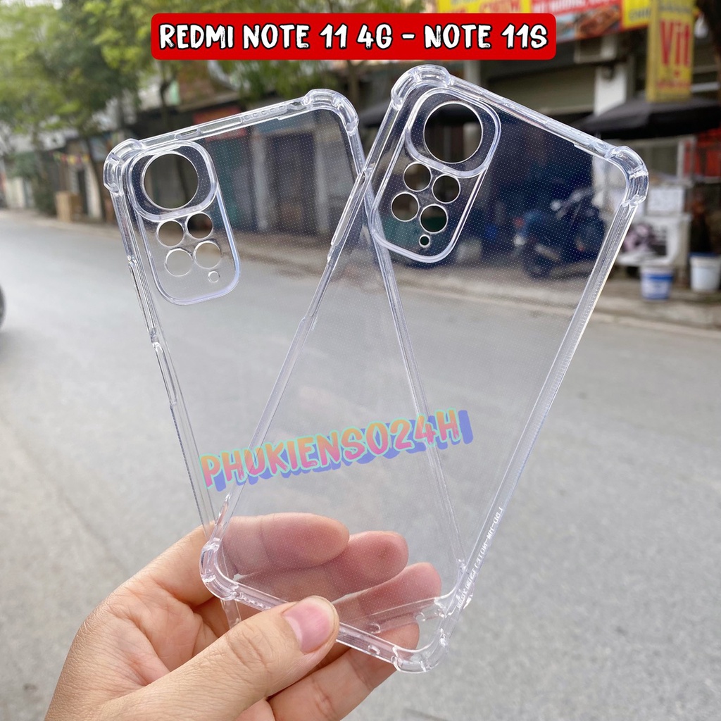 Kính Cường Lực Full Màn Hình Redmi Note 13 pro Note 12 12pro Note 11 11S Note 11T Note 11 Pro 11E Pro + Ốp dẻo chống sốc
