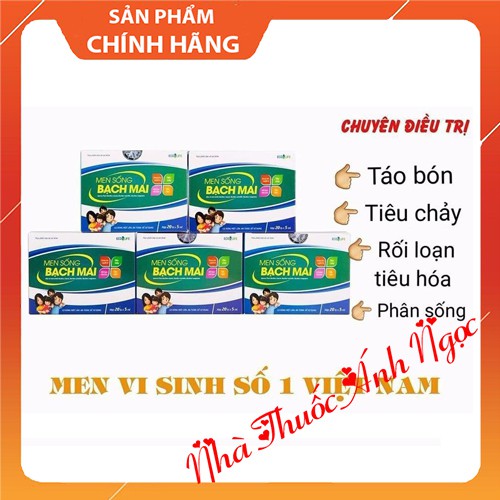 [CHÍNH HÃNG] Men sống bạch mai gold dạng ống uống