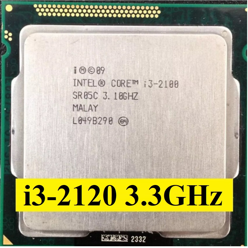 Bộ vi xử lý cpu intel core i3 2120, i3 2100 socket 1155 sử dụng cho main h61, B75, Q67....