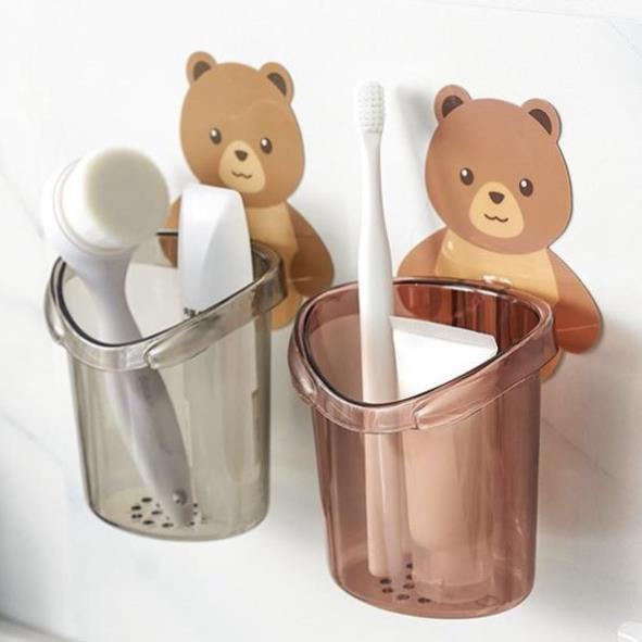 Cốc gấu đựng bàn chải đánh răng