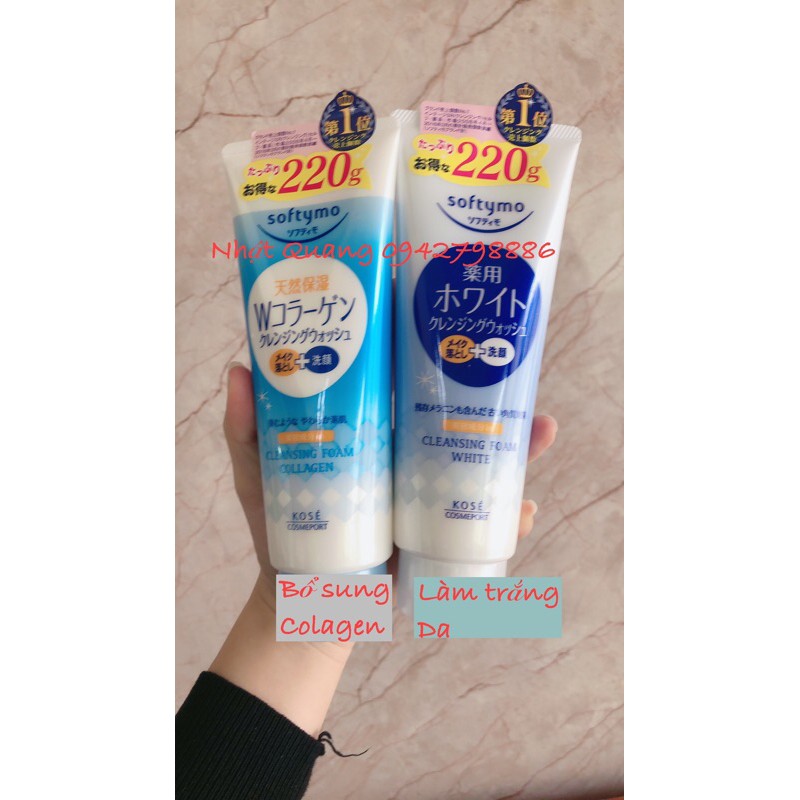 sữa rửa mặt kose softymo nhật bản