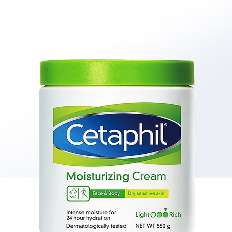 Kem Dưỡng Ẩm cetaphil Úc Cho Da Khô Và Nhạy Cảm Nhẹ Nhàng 550g Giúp Dưỡng Ẩm Cải Thiện Tình Trạng Chàm Trên Da