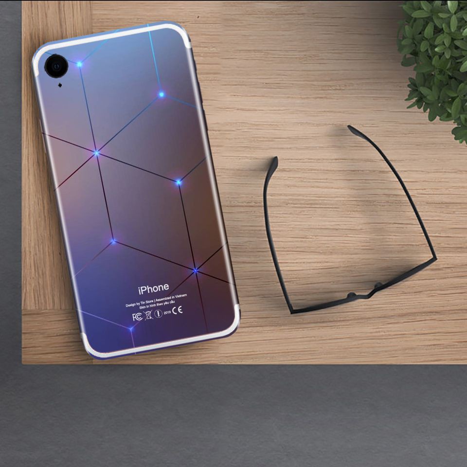 Miếng dán skin cho iPhone hình 3D công nghệ