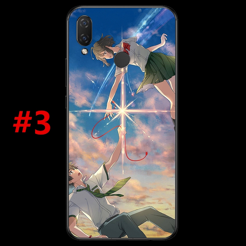 Ốp điện thoại silicon mềm in hình anime Your Name cho Huawei Nova 3 3i / P20 Pro Lite