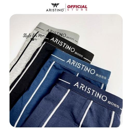 Quần Lót/Sịp Đùi Nam ARISTINO Dáng Boxer Chất Cotton Cao Cấp Mềm Đẹp Kháng Khuẩn Thoáng Khí ABX1615