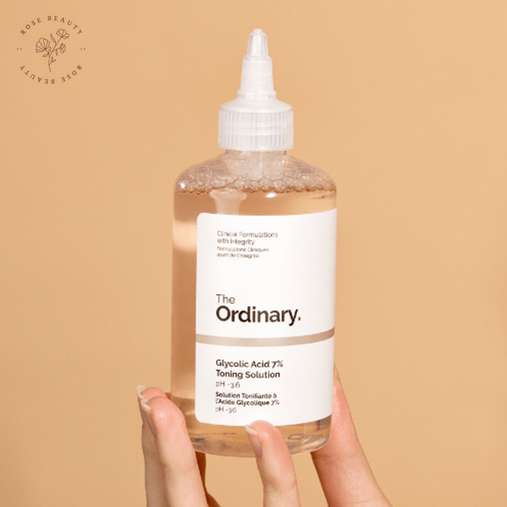 Nước hoa hồng The Ordinary Glycolic Acid 7% Toning Solution tẩy tế bào chết 240ml