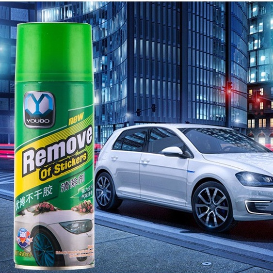 Chai Xịt Tẩy Keo Remove Of Stickers 450ml, Tẩy Vết Băng Dính Keo Dán Trên Mọi Bề Mặt Hiệu Quả