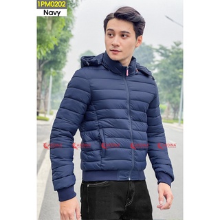 Áo Phao Nam CARDINA Chất Gió Trơn Trần Bông Nhật Cao Cấp Siêu Ấm Siêu Nhẹ 3PM01