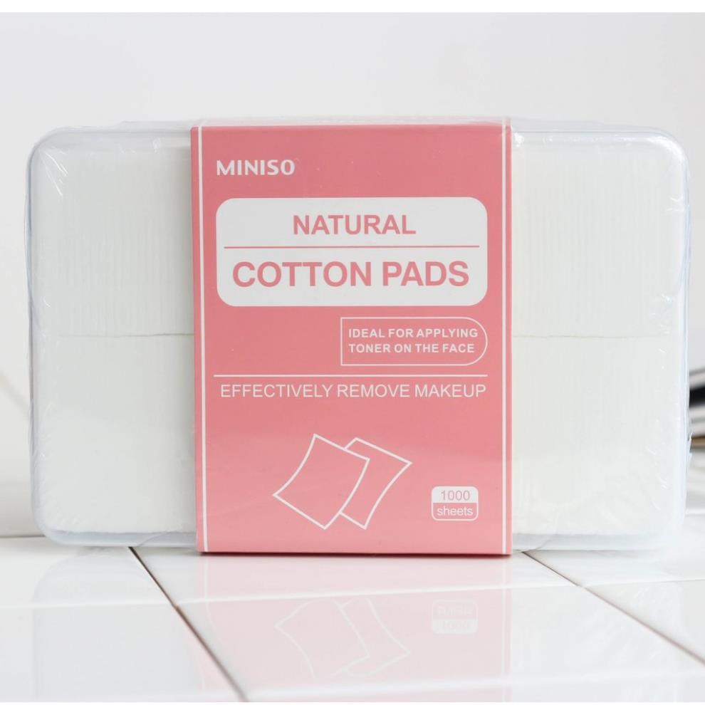 Hộp bông tẩy trang Miniso 1000 miếng ( tuyển khách sỉ)