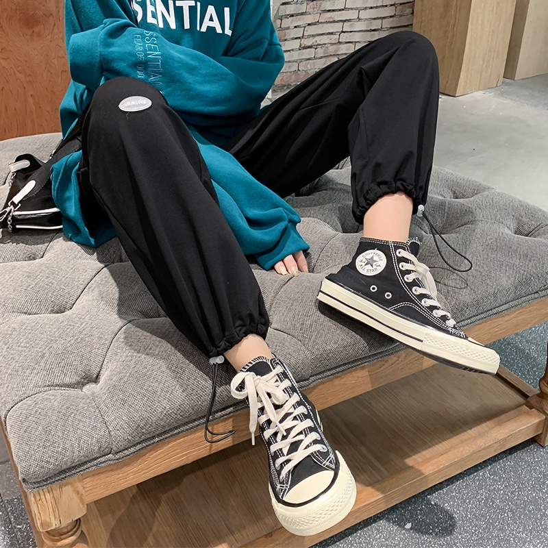 NRVP Quần Thể Thao Ống Rộng Phong Cách Thời Trang Hàn Quốc Dành Cho Nam Và Nữ