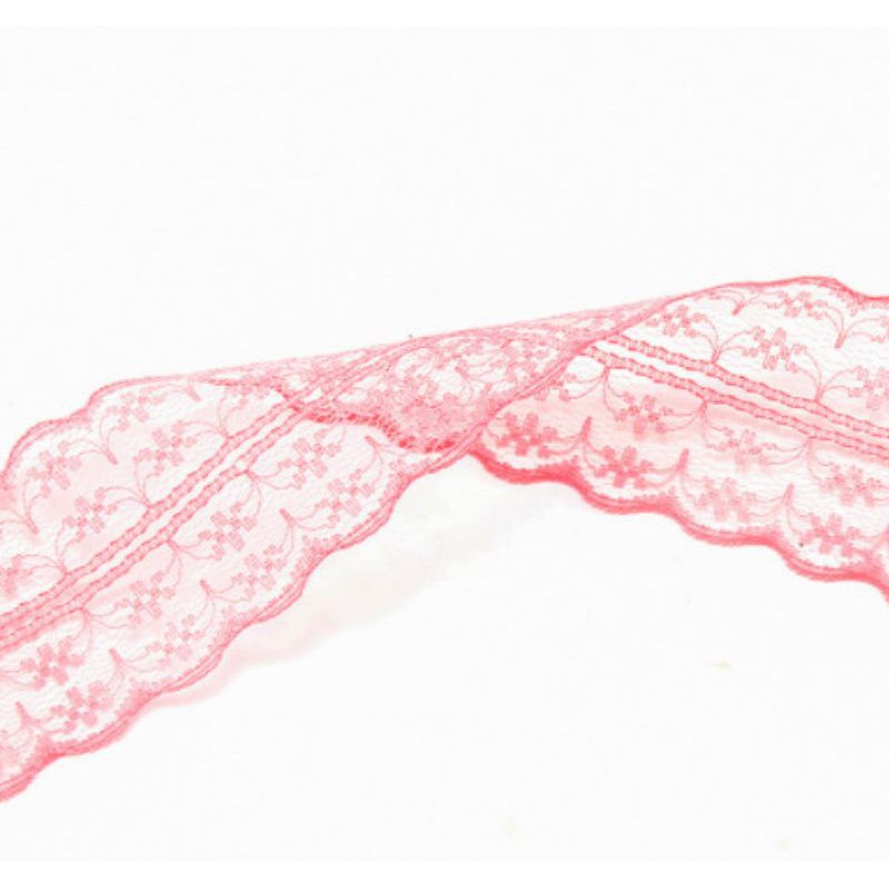DIY - Cuộn 10 mét ruy băng ren kích thước 4,5cm