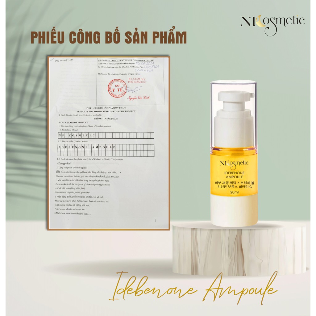 BOTOX TƯƠI VITAMIN C IDEBENONE AMPOULE