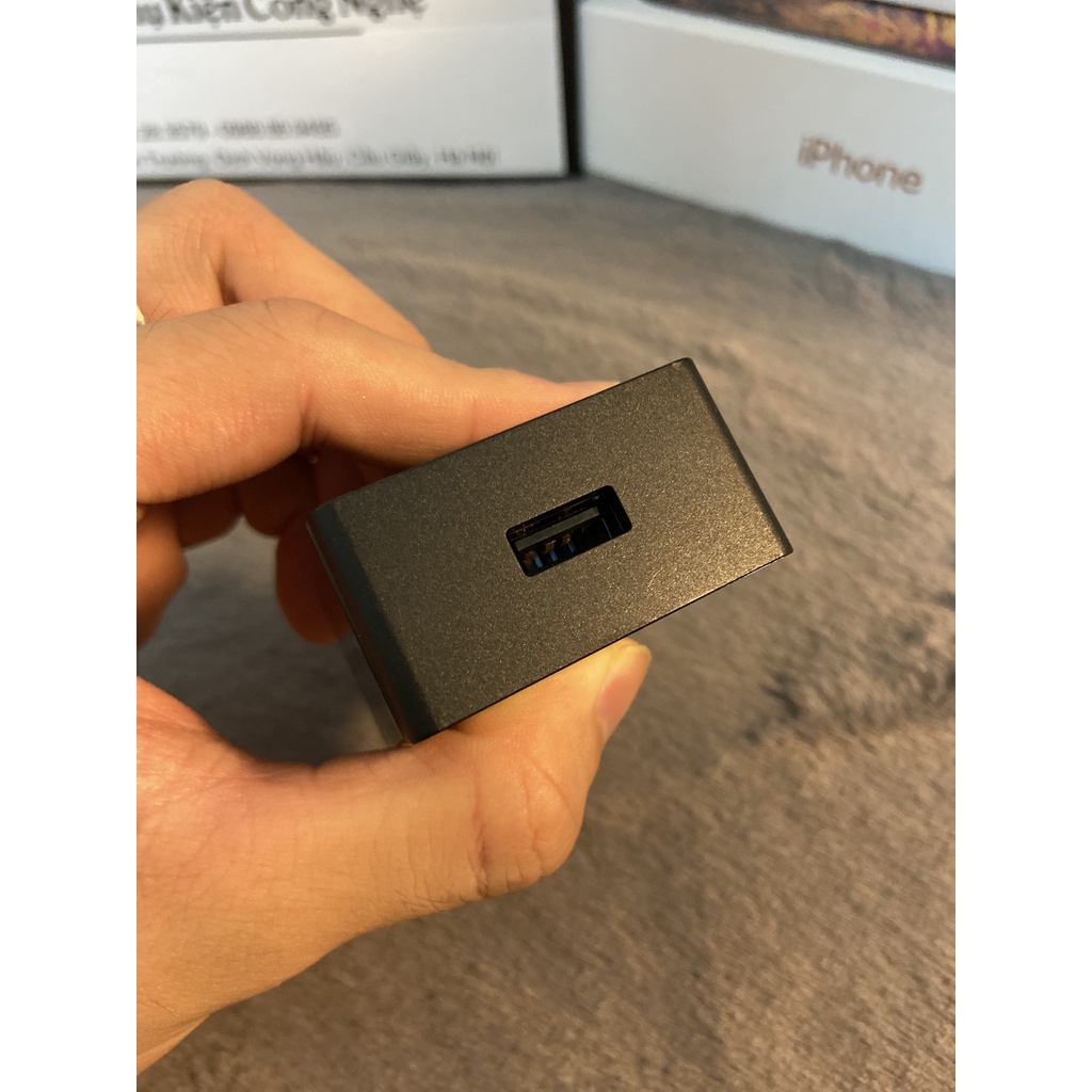 Bộ Sạc BlackBerry 1cổng Usb 18W QC 3.0 - Công Nghệ GaN BB-A216