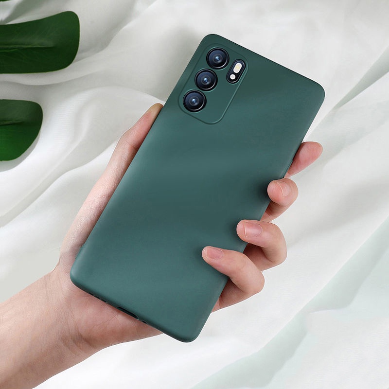 Ốp điện thoại silicon chống sốc cao cấp dành cho OPPO Reno 6Z 6 Pro 5 A16 A74 A54 4G 5G