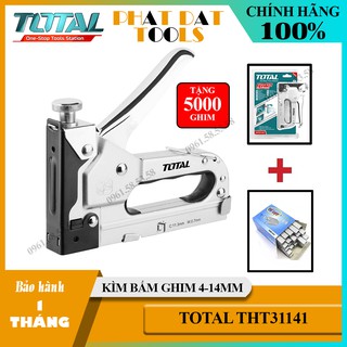 Kìm bấm đinh ghim điều chỉnh tăng lực 4-14mm staple gun total tht31141 ingco hsg1403 - dụng cụ phát đạt