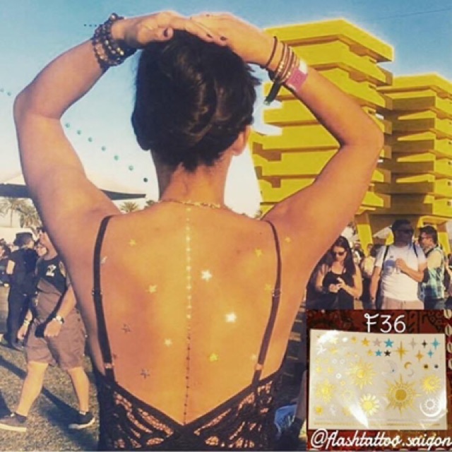 Flash tattoo Hình xăm ánh kim đi biển & Fes vô nước thỏai mái 💕✨