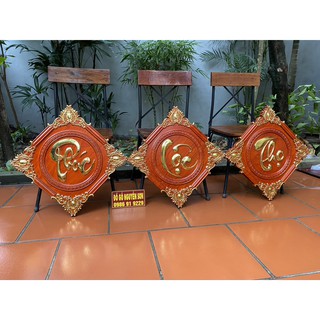 Tranh gỗ Phúc Lộc Thọ