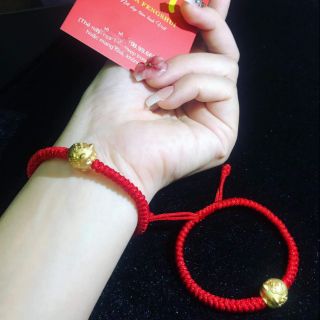 Combo Vòng tết heo vàng +hộp gấm