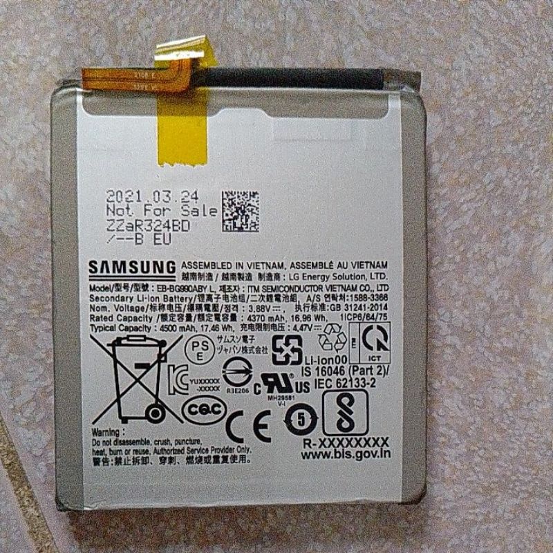 Pin samsung s21 FE/EB - BG990ABY ZIN HÃNG