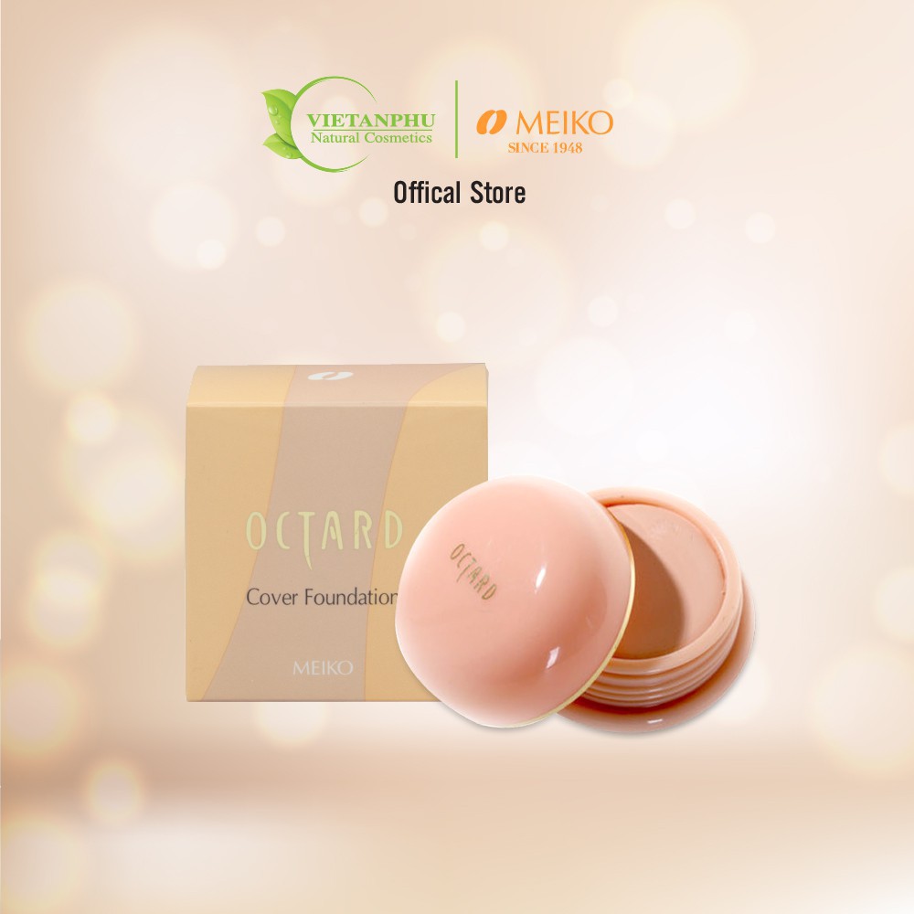 Kem nền che khuyết điểm chuyên nghiệp MEIKO Nhật Bản 10g OCTARD COVER FOUNDATION