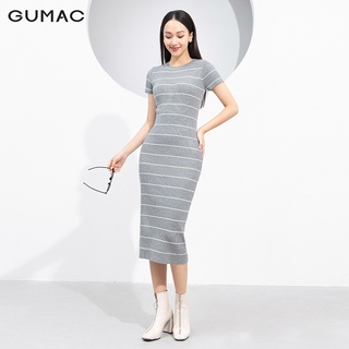 Đầm len ôm sọc DA9222 GUMAC