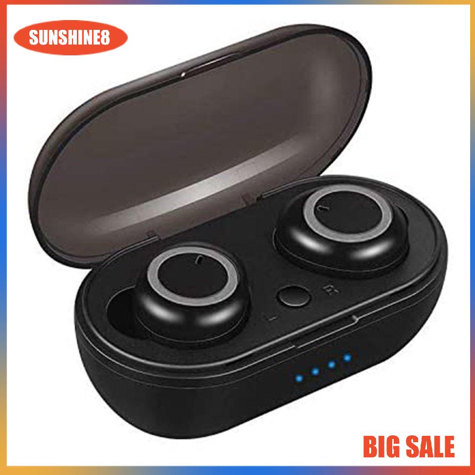 【SUN】Y50 Wireless Earphones 5.0 Stereo Sound HiFi Headphone Wireless In-ear Earbuds