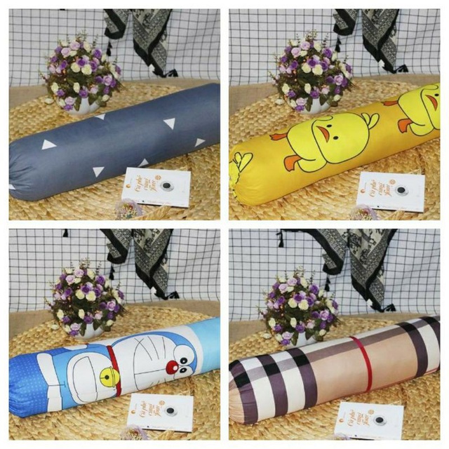 [FREESHIP] Vỏ gối ôm Cotton Poly họa tiết