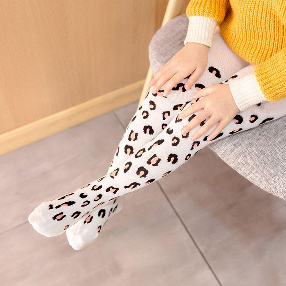 Quần Tất Cotton Dệt Kim Thời Trang Mùa Đông Cho Bé Gái