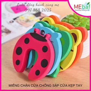 Xốp chặn cửa, miếng chặn cửa, chống sập cửa, chống kẹp tay trẻ em hình con thú xinh xắn