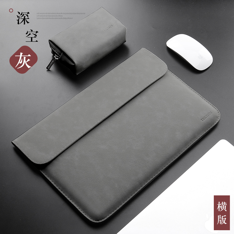 Túi Da Lộn Mềm Chống Thấm Nước 2 Trong 1 Cho Macbook Pro 13.3 14 15.6 16 inch Air 11 12 Matepadbook D14 D15 XPS