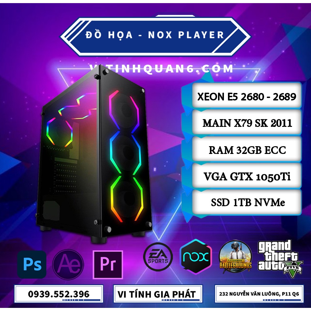 Máy Bộ PC Chiến VLTK, Game Giả Lập nhiều NoxPlayer - ĐỒ HOẠ - Render Video | BigBuy360 - bigbuy360.vn