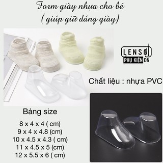 Form giày em bé