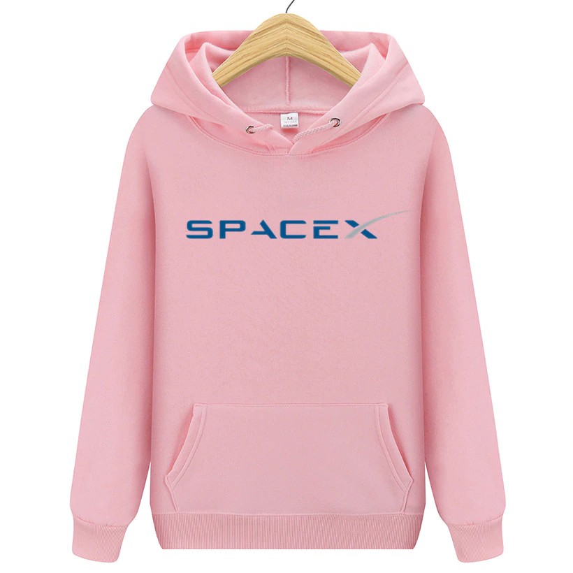 Áo Hoodie Dài Tay In Logo Spacex Space X Thời Trang Cho Nam Xs-4xl