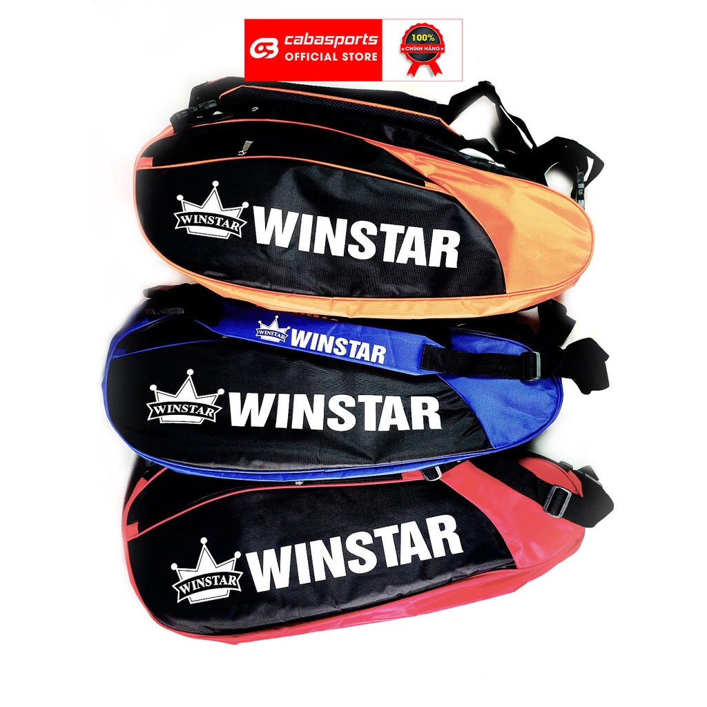 Túi vợt cầu lông tennis 2 ngăn lớn PRO22B51 chính hãng, Túi đựng phụ kiện thể thao siêu rộng rãi