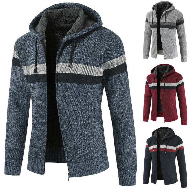Áo Khoác Hoodie Dài Tay Giữ Ấm Cho Nam