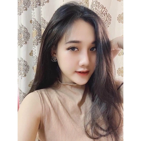 Khuyên tai / bông tai chữ X phối da sz nhỏ cao cấp 🍓