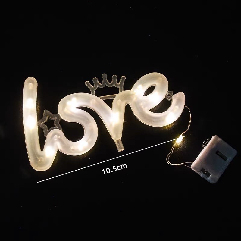 Đèn led chữ love nhấp nháy