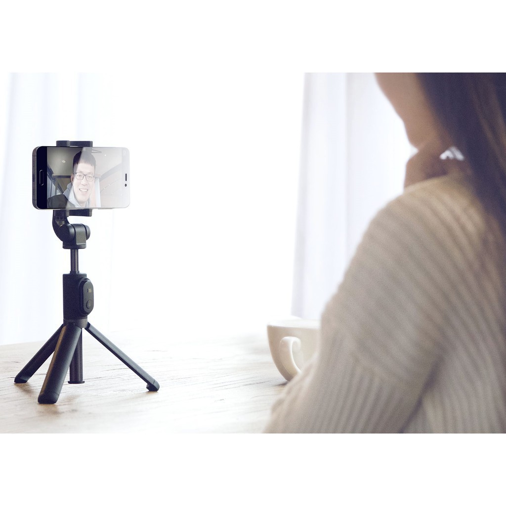 Gậy tự sướng chụp ảnh Bluetooth Xiaomi Tripod 3 chân XMZPG01YM mới - Hàng chính hãng