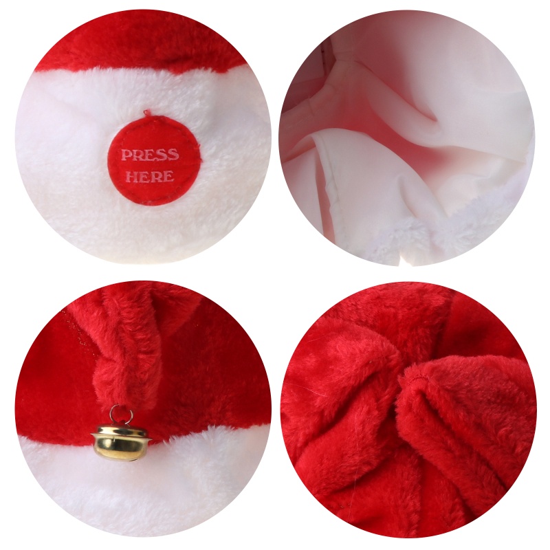 Mũ Xích Đu Điện Tử Phát Nhạc Trang Trí Giáng Sinh