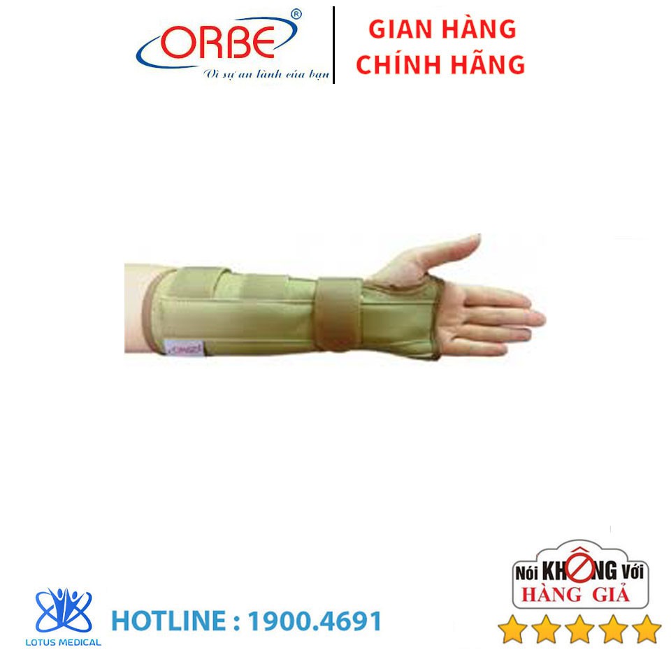 Nẹp cẳng tay da ORBE – Nẹp cẳng tay hỗ trợ sơ cứu chấn thương xương, khớp, cân cơ vùng cẳng tay, cổ tay