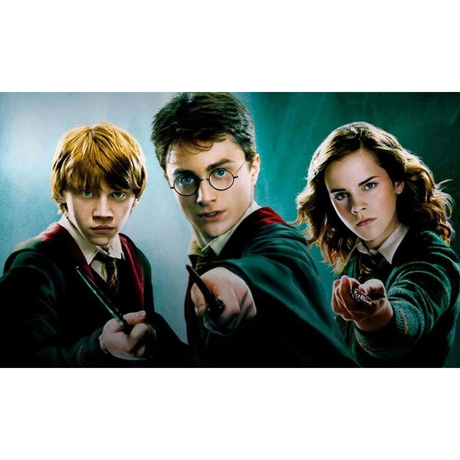 Bộ 2 sản phẩm kính, gậy phép thuật phù thủy Harry Potter cho bé hóa trang halloween