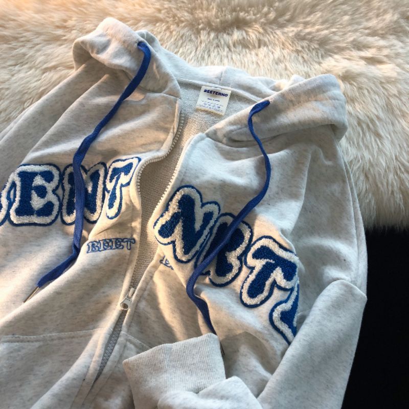 (có sẵn)ÁO KHOÁC HOODIE TAY DÀI PHONG CÁCH HÀN QUỐC. Ảnh thật ở cuối nha❤️