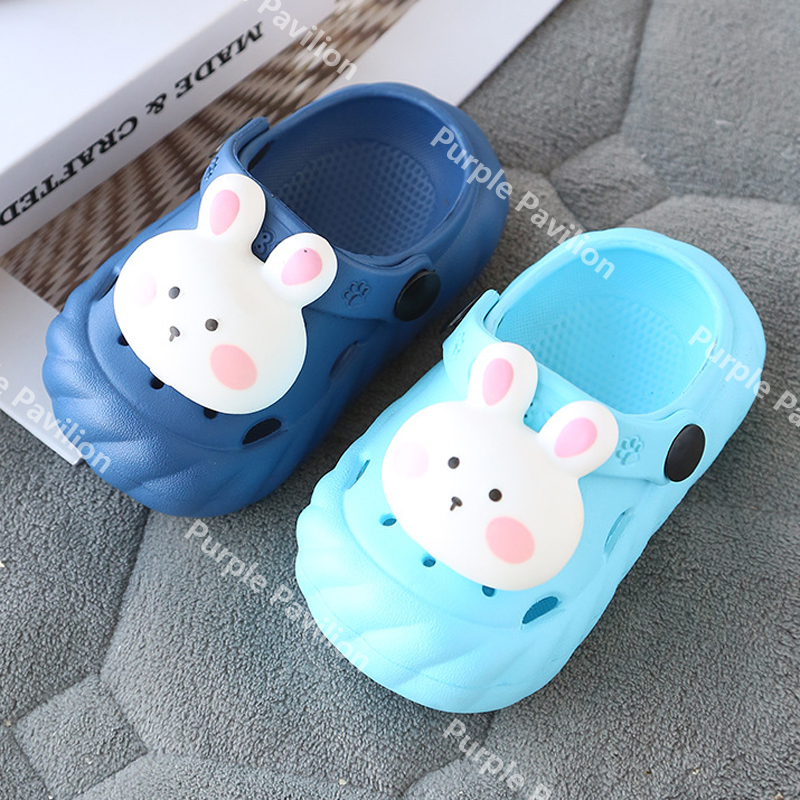 Giày Sandal Đi Biển Hình Thỏ Dễ Thương Cho Bé