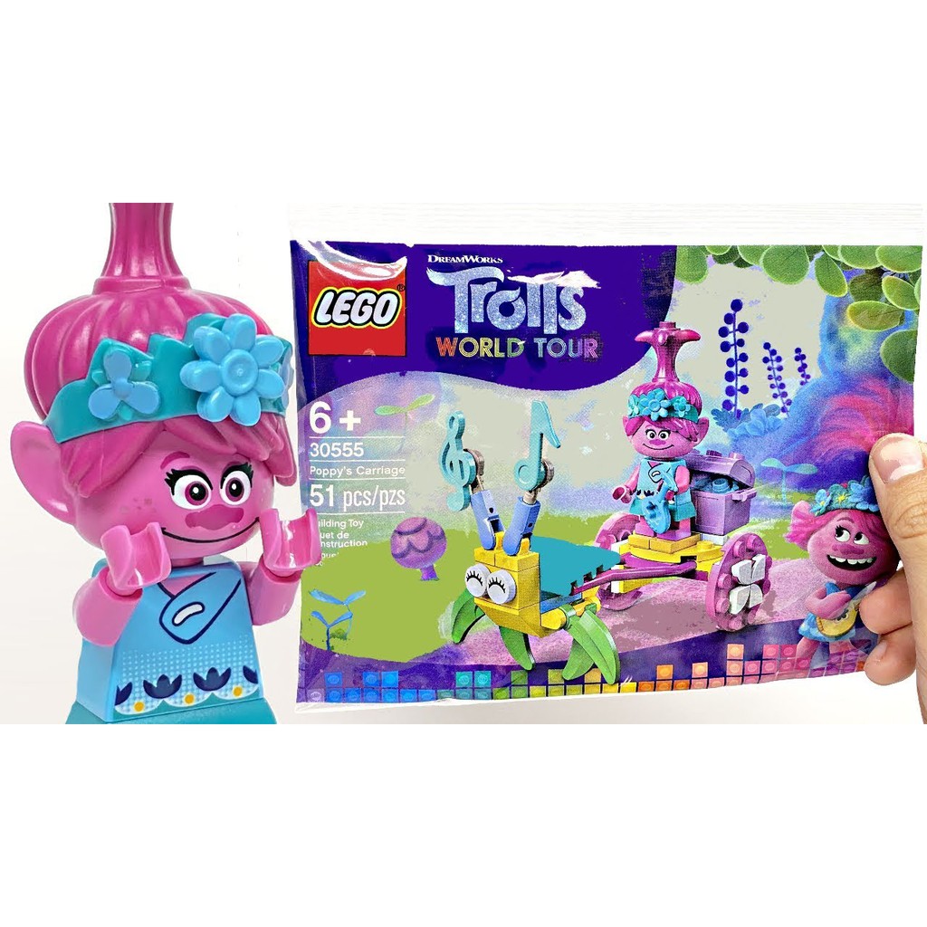 30555 LEGO Trolls World Tour Poppy's Carriage - Nhân vật Poppy