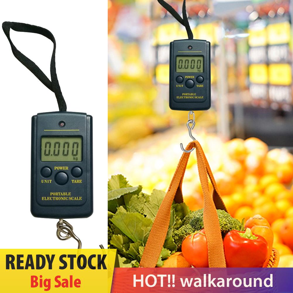Cân Hành Lý Điện Tử Mini 40kg / 10g Có Móc Treo Tiện Dụng