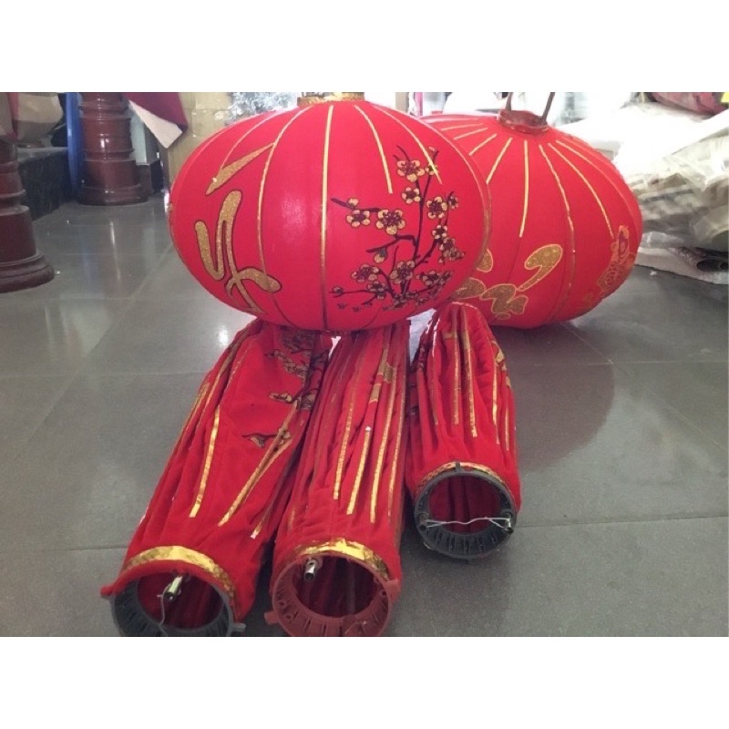 Đèn lồng nhung đỏ treo tết,lễ hội