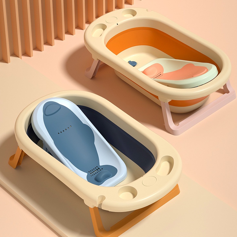 Bồn Tắm Đứng Chống Trượt Có Thể Gấp Gọn Cho Bé Sơ Sinh
