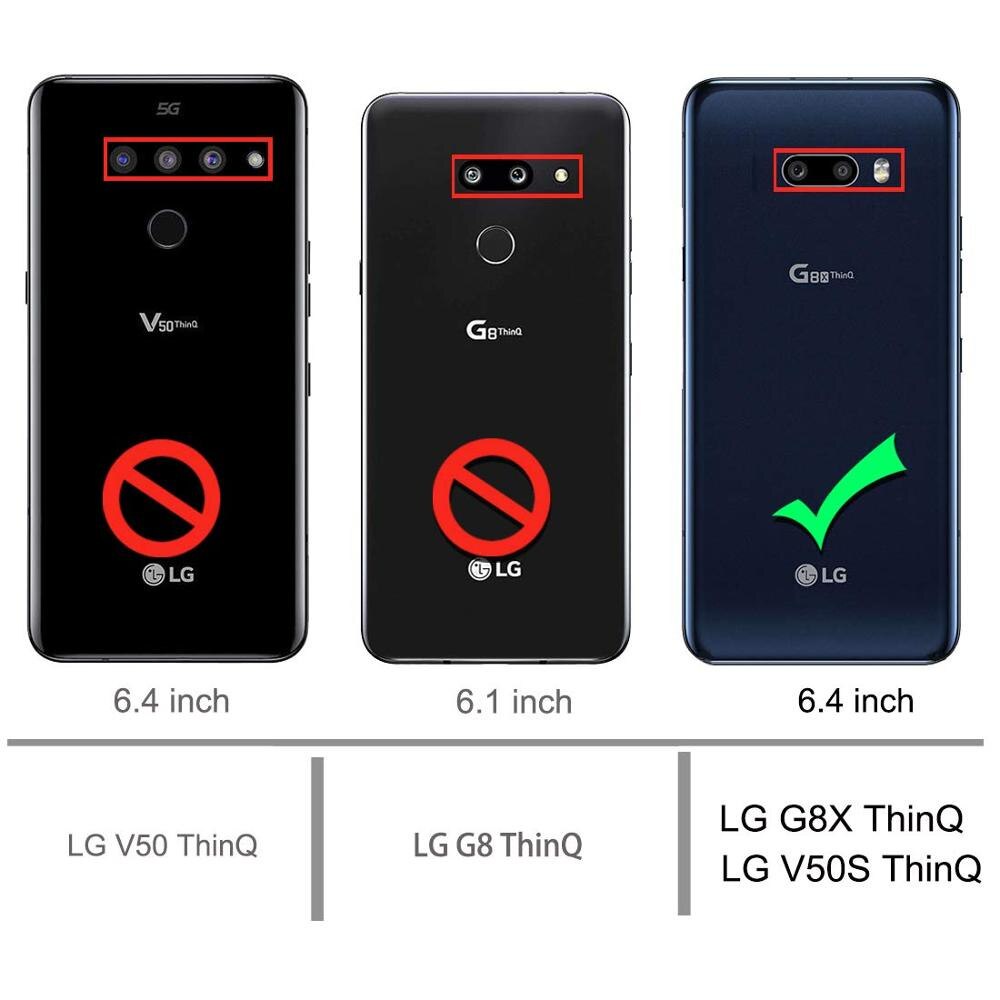 Ốp điện thoại cao su silicon mềm trong suốt bảo vệ góc cho Lg G8X Thinq G8 Lg V50S Thinq V50
