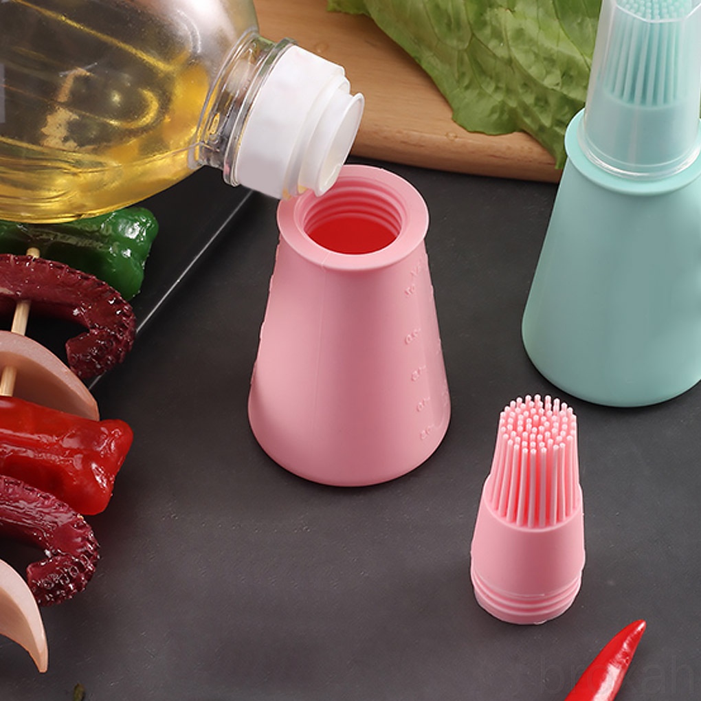 Cọ Silicone Trong Suốt Phết Dầu Làm Bánh Chịu Nhiệt Không Cần Dùng Trong Nhà Bếp